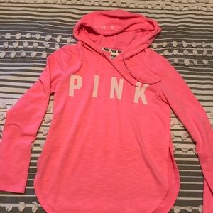 PINK light weight hoodie